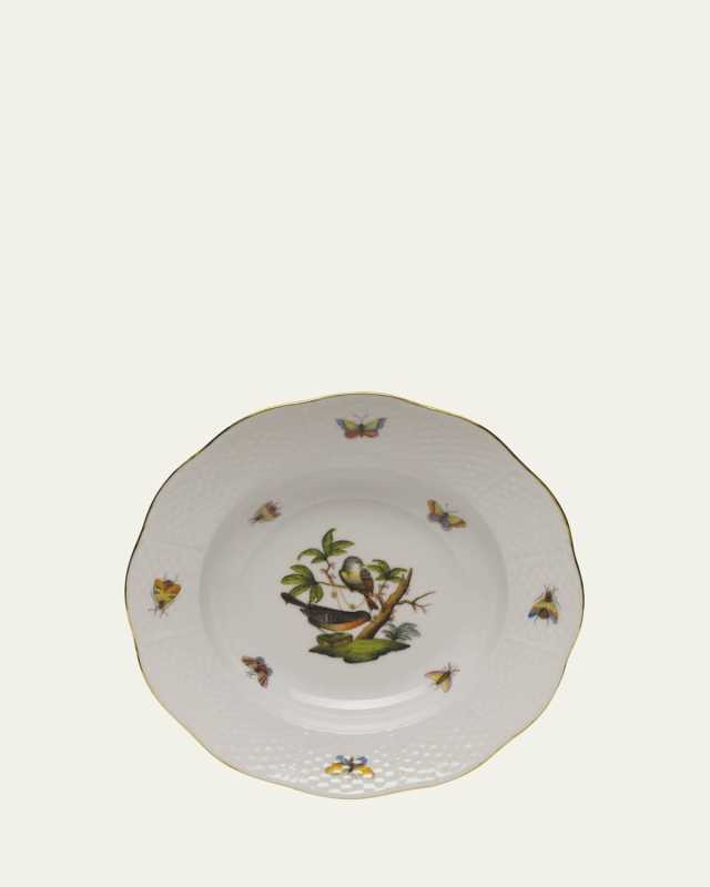 Rothschild Bird Motif 2 Rim Soup Plate